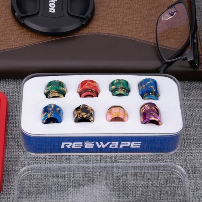 REEWAPE DRIP TIP KIT RESIN 510 810 AUTHENTIC