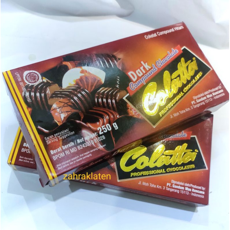 Coklat Cholatta Dark Compound 250gr