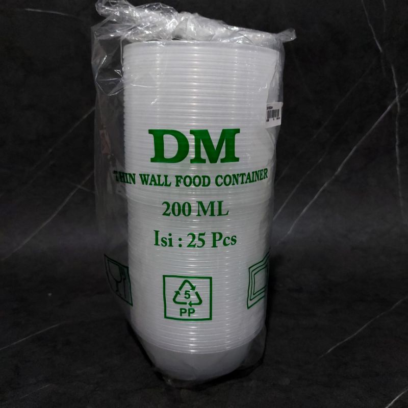 DM Thinwall Mangkok 200ml bowl 200 ml