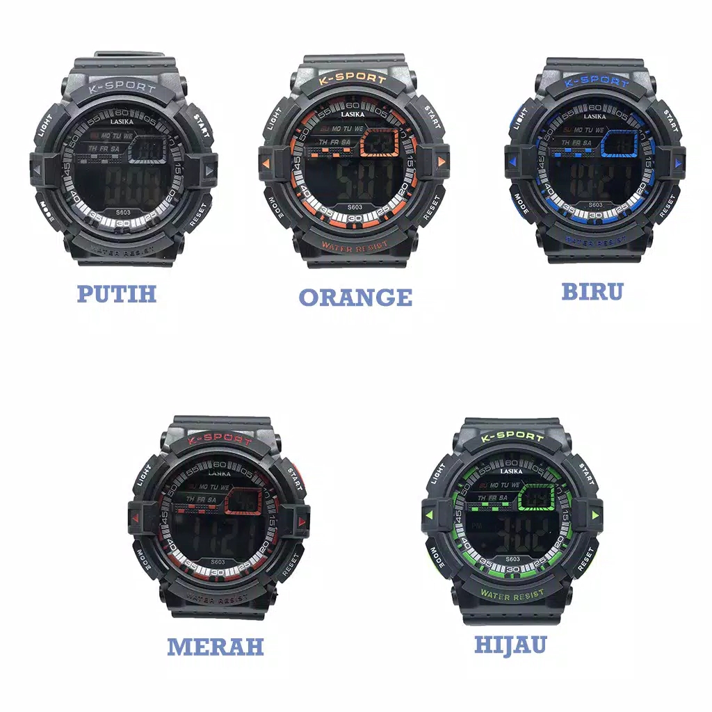 Jam Tangan Pria Anti Air Lasika K-sport Digital LSK-603