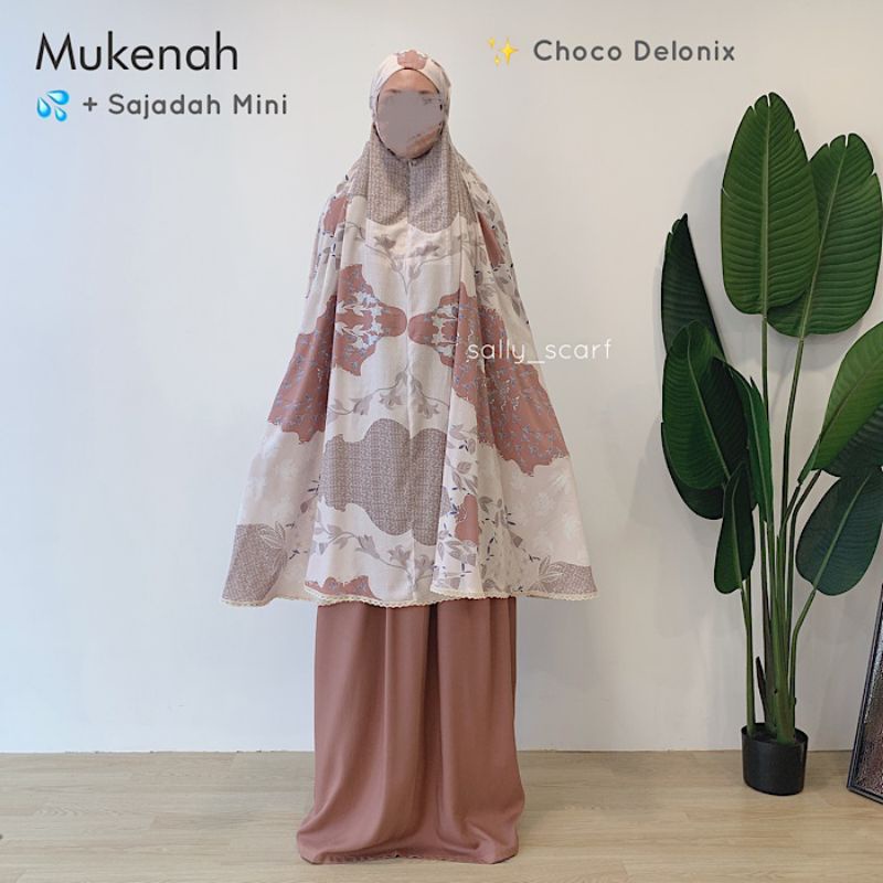 Mukena Travelling / Mukena Rayon / Mukena Motif/ Mukena by Sally Scarf