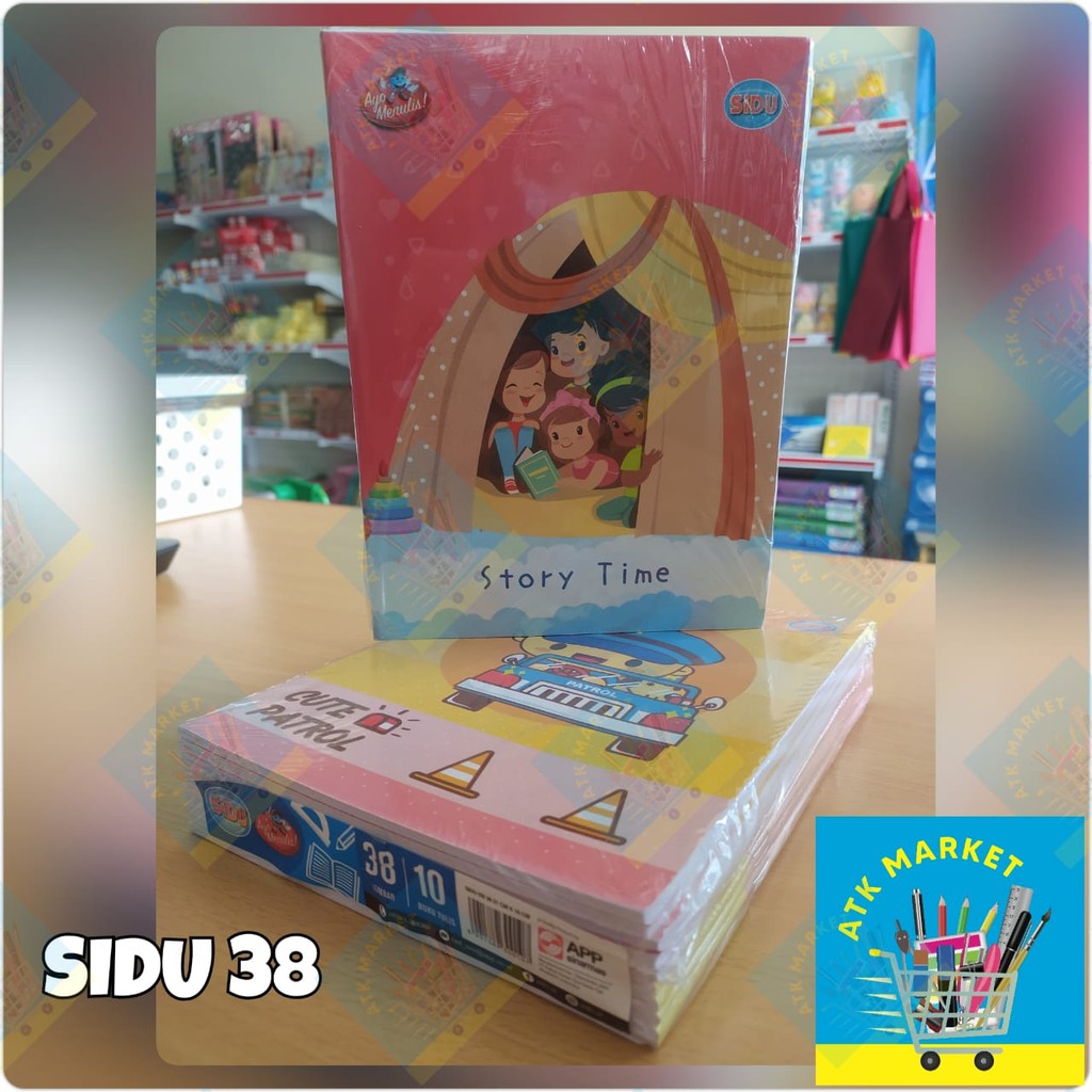 

(PACK) Buku Tulis Kwarto SIDU / SINAR DUNIA 38lbr (SINARMAS Grup)
