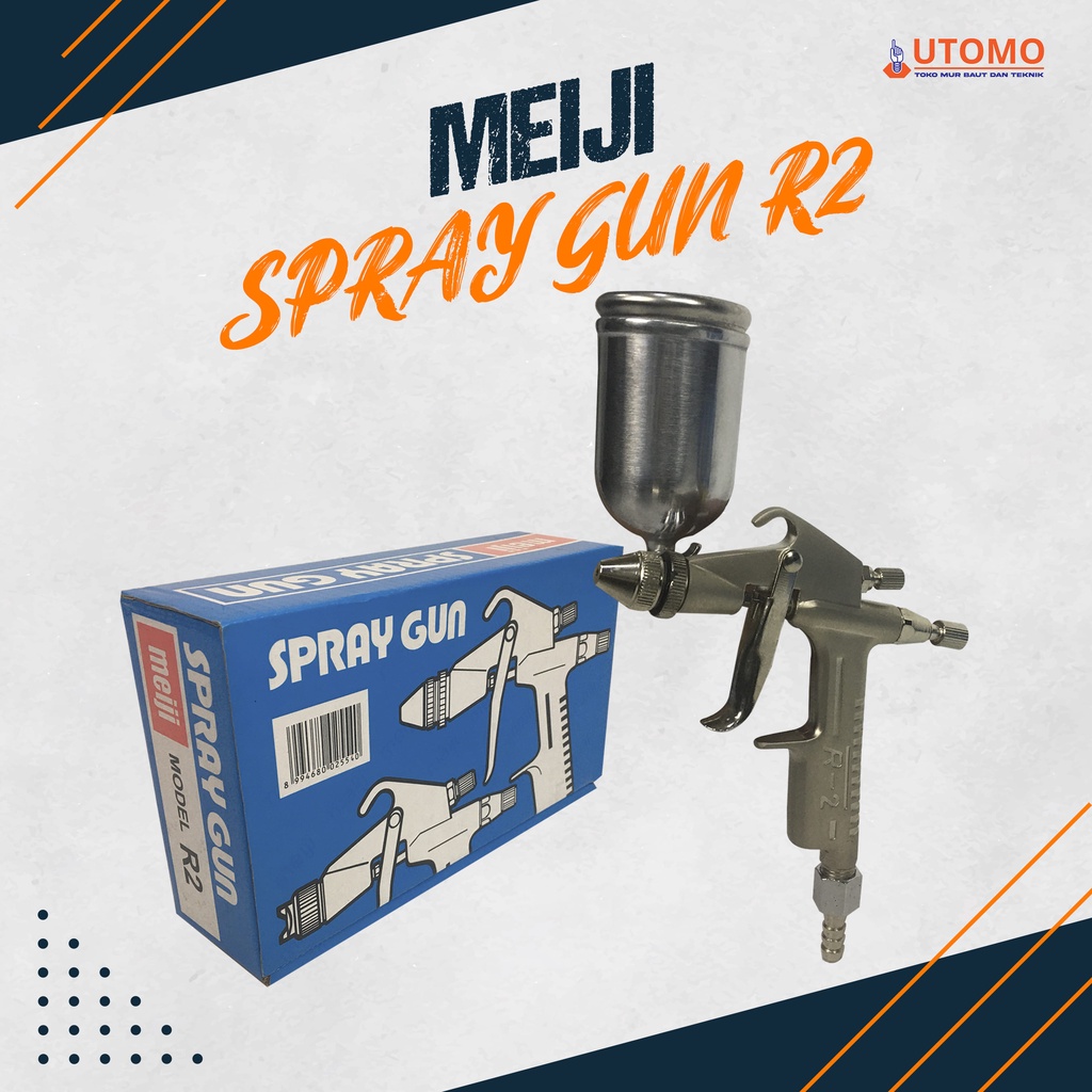 spray gun R2 Meiji japan spraygun premium MEIJI R2 tipe dot brush