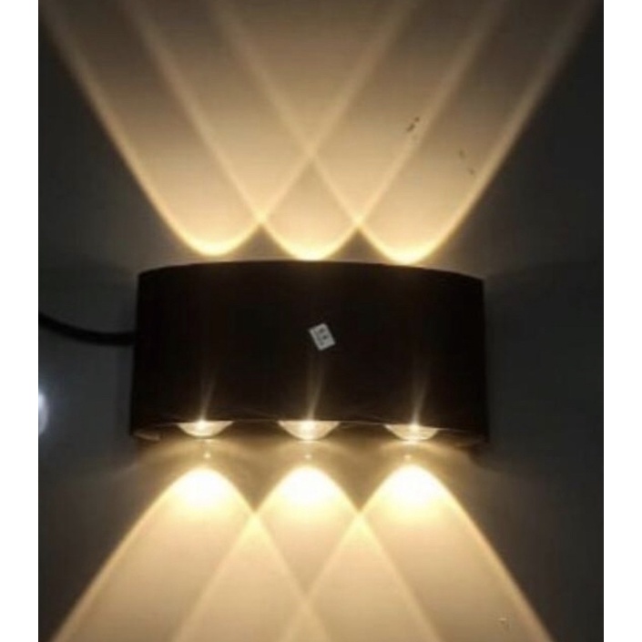 Lampu pilar modern minimalis model UFO 2 Arah 2-4-6 WATT