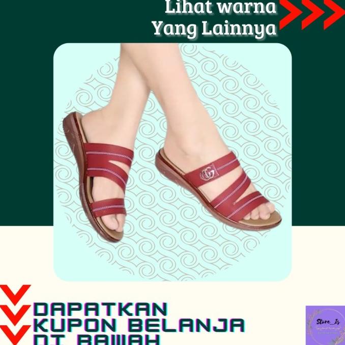 Sale Sandal Sepatu Slip On Wanita Casual Terbaru - Paling Dicari