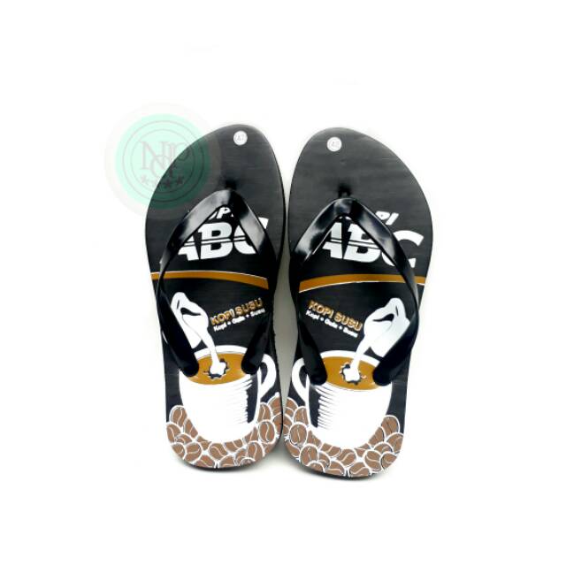 SANDAL MOTIF KOPI / SANDAL VIRAL MURAH