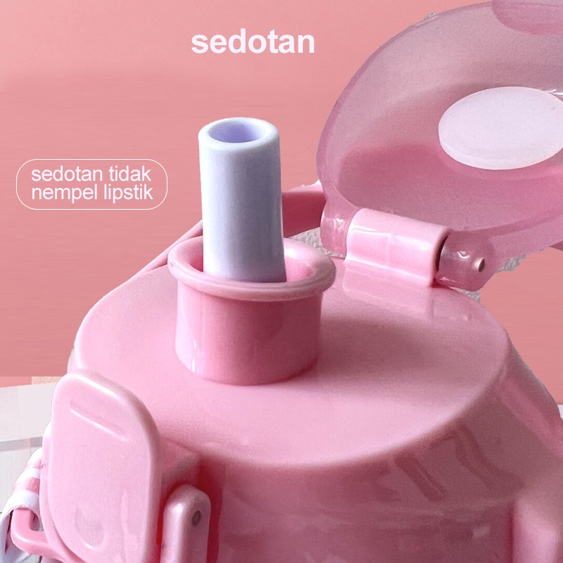 Botol Minum Viral Motivasi Botol Anak Botol minum Gemoy / Gendut -1,3 L