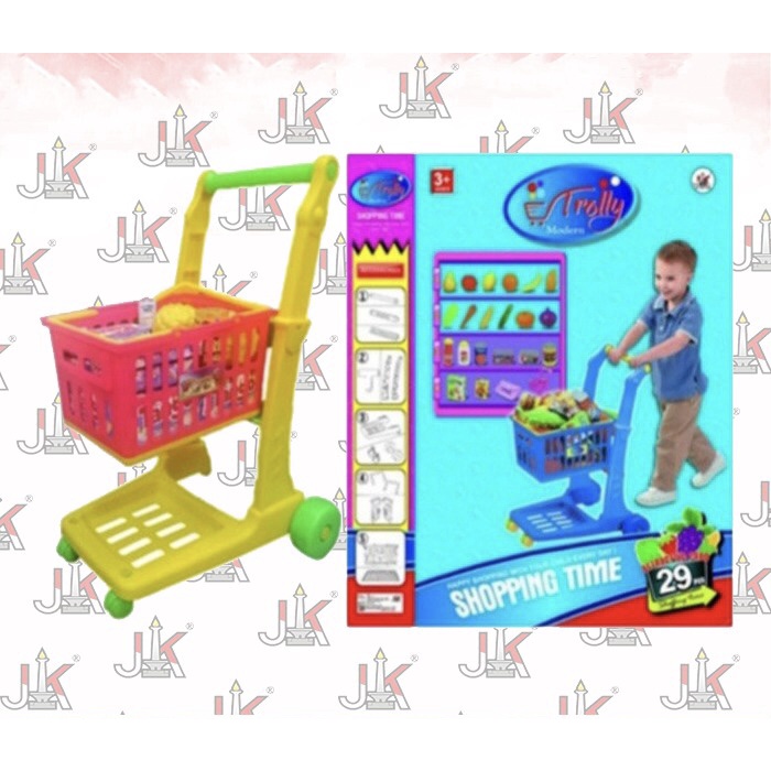 Mainan Troli Anak Keranjang Trolly Jumbo Shopping Time Trolley (Murah)