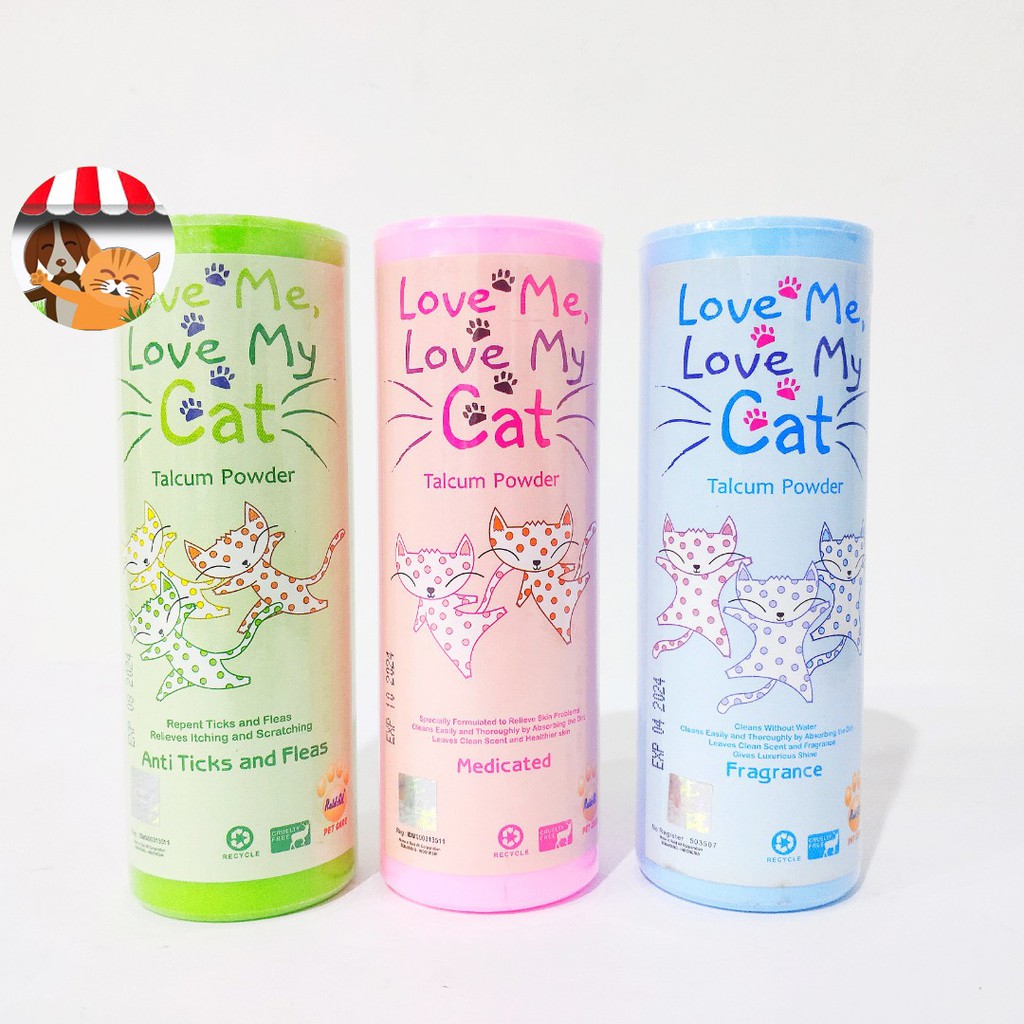 Raid All Love Me Love My Cat Talcum Powder - Medicated