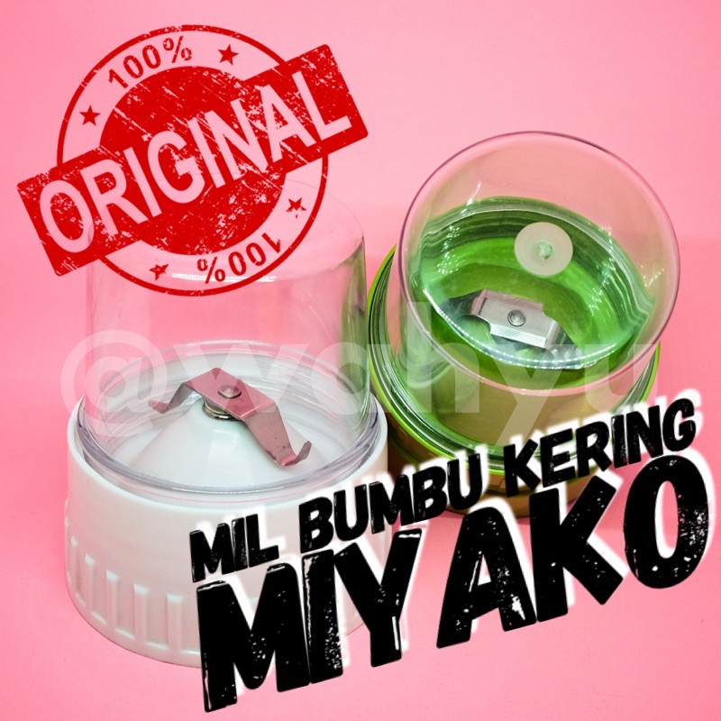 Dry MILL bumbu kering ASLI mil bumbu kering gelas FIBER blender miyako type 101 102 151 152 ORIGINAL