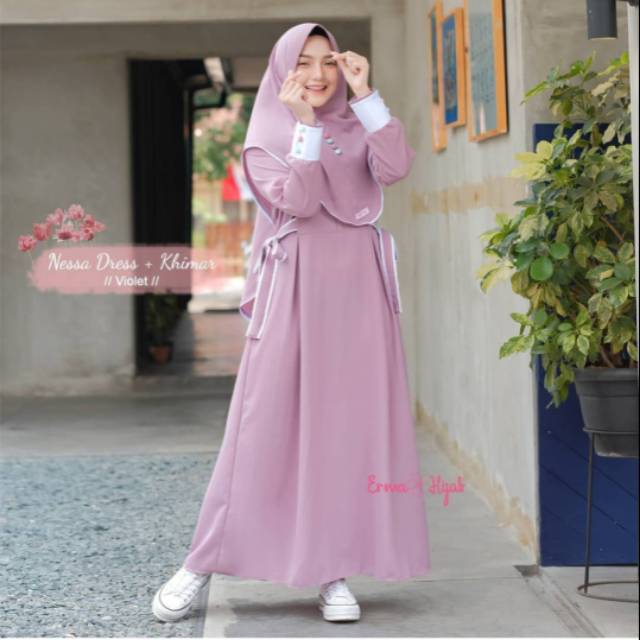Nessa dress+khimar