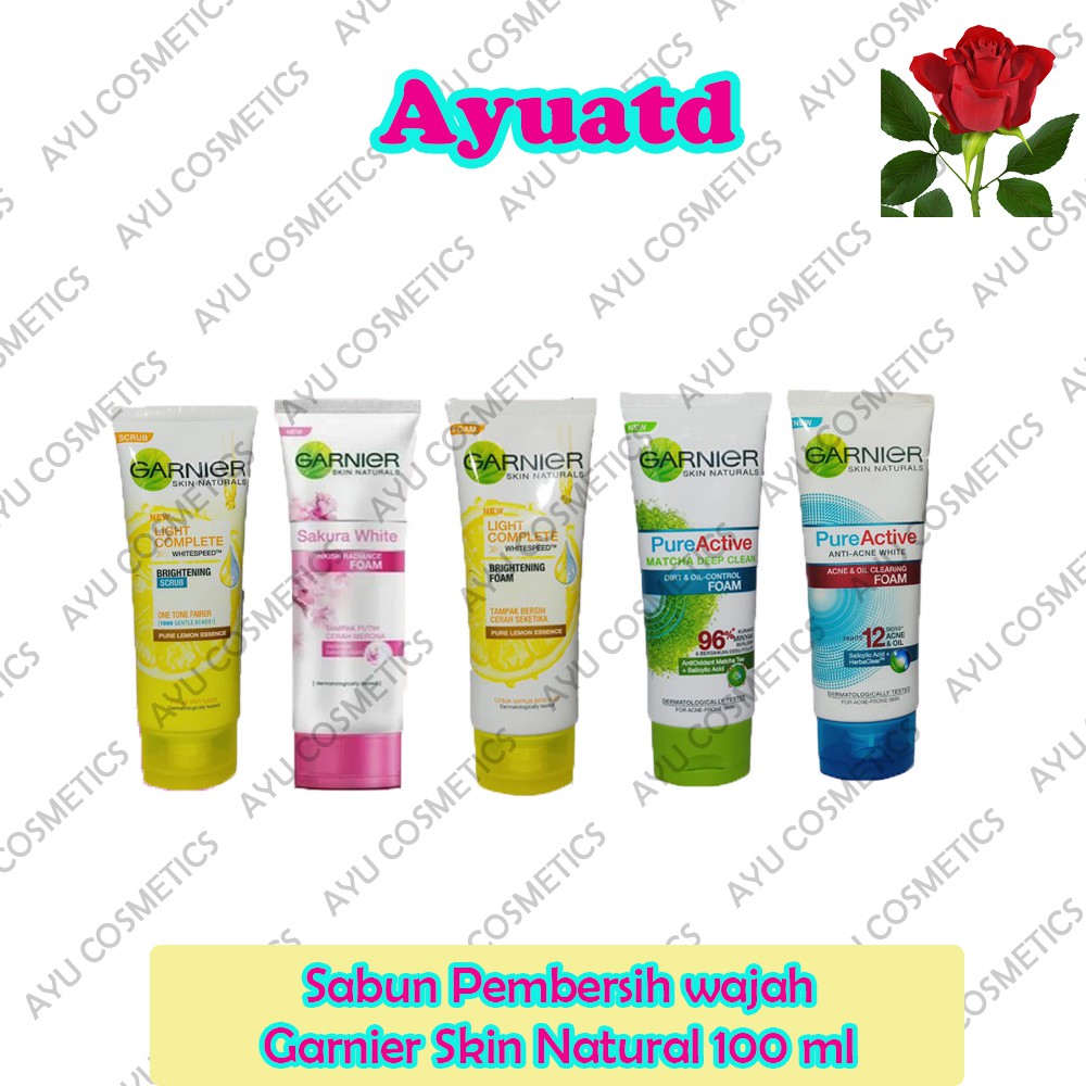 Sabun Muka Garnier Facial Foam 100 ml