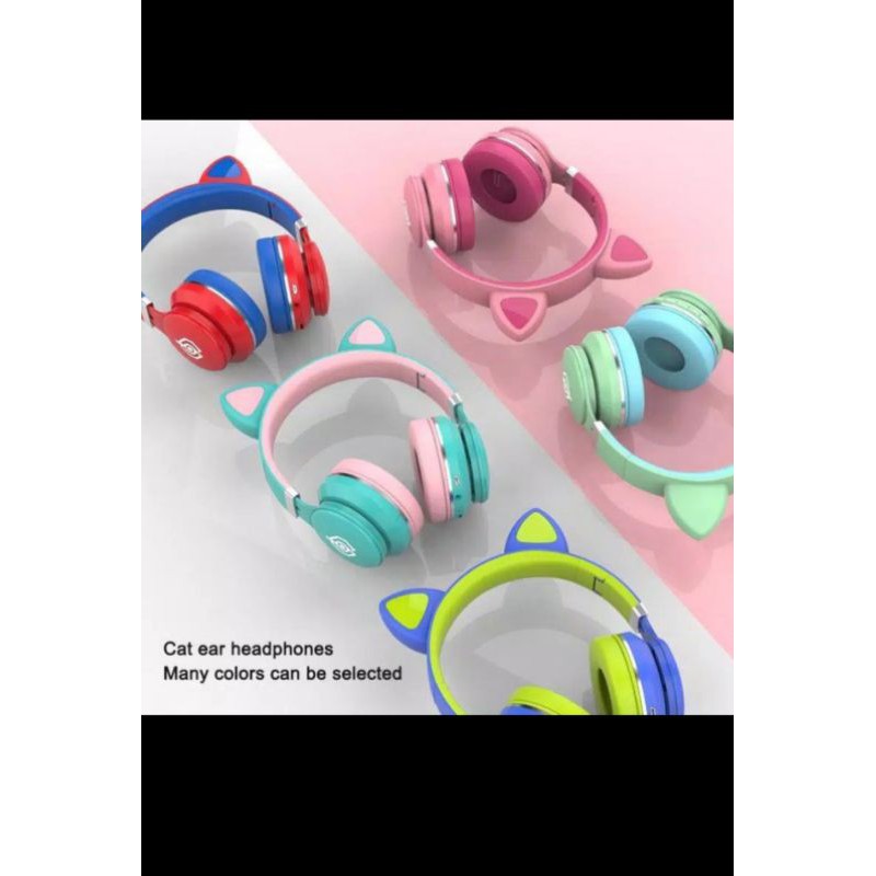 Handsfree / Handset / Earphone / Bando Bluetooth Cat 031 Rainbow