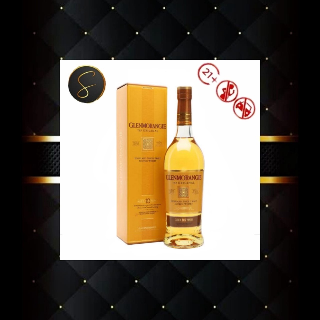 THE GLENMORANGIE AGED 10 YEARS YO THE ORIGINAL SINGLE MALT SCOTCH WHISKY 700ML