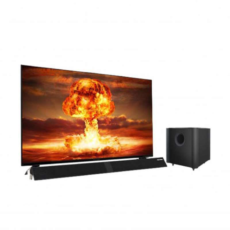 LED TV SOUNDBAR 40 INCH FRAMELES PLD 40B8951 + FREE CINEMAX SOUNBAR POLYTRON