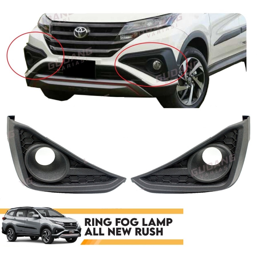 Cover Ring Foglamp All New Rush Terios 2018 Model TRD