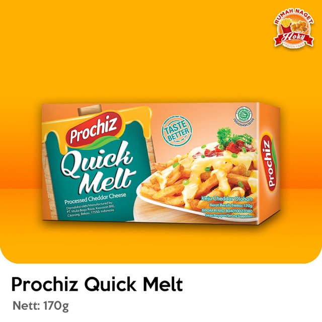 

keju PROCHIZ quickmelt 165gr
