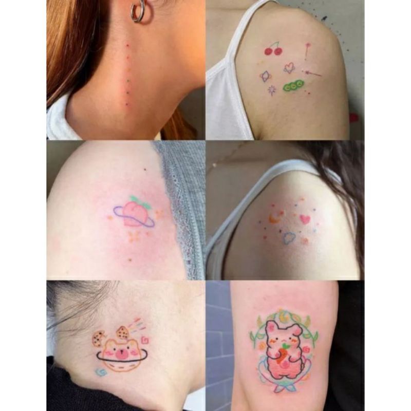 tato temporer kecil lucu