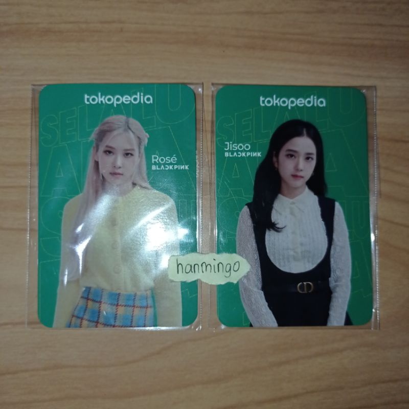 WTS Photocard Blackpink Rose Jisoo Toko Hijau Ijo PC