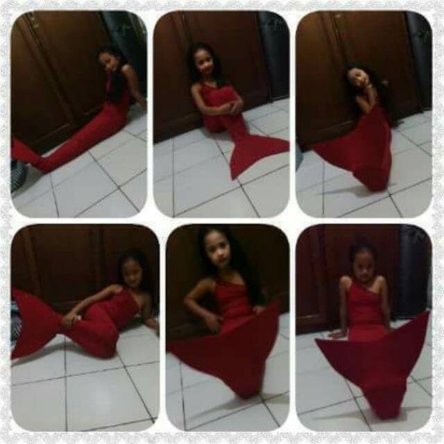 Baju renang putri duyung(mermaid)