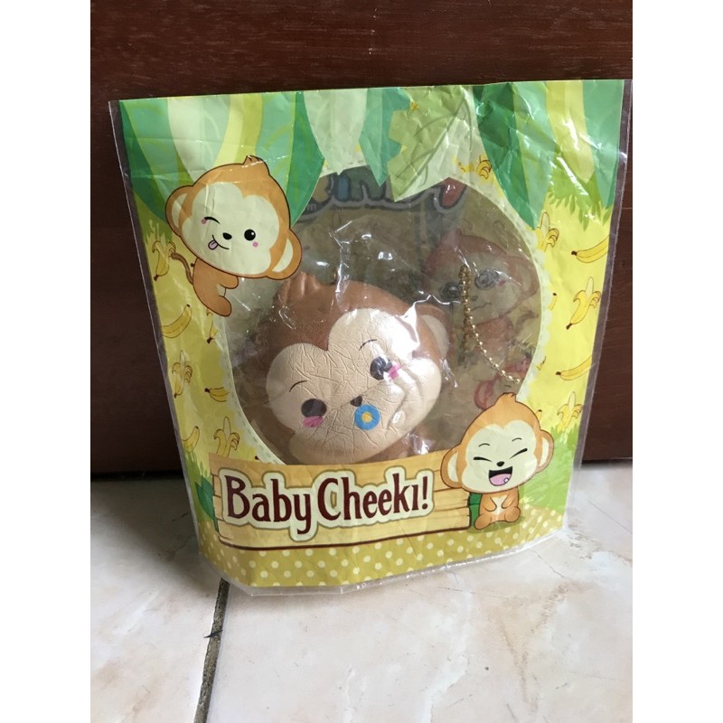 SQUISHY MONKEY BABY CHEEK PUNI MARU
