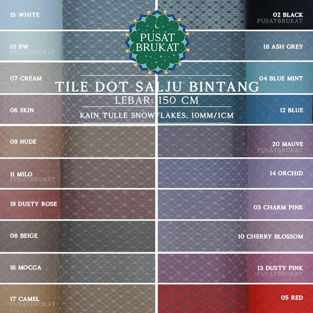 KAIN SATIN VELVET MAXMARAA / BAHAN FURING SATEN POLOS PREMIUM BRIDESMAID - LEBAR 150CM [Harga per 0.5m]