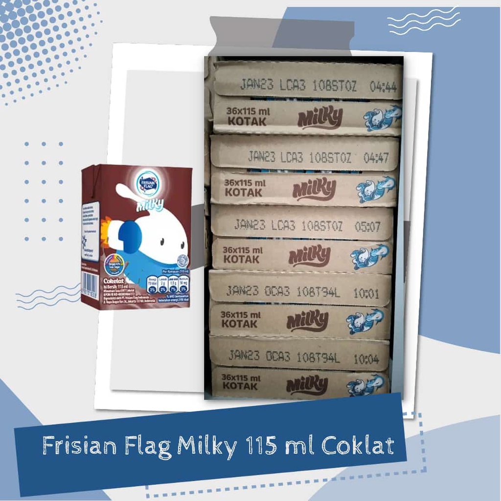 

Frisian Flag Milky Susu UHT Cokelat 115 ml