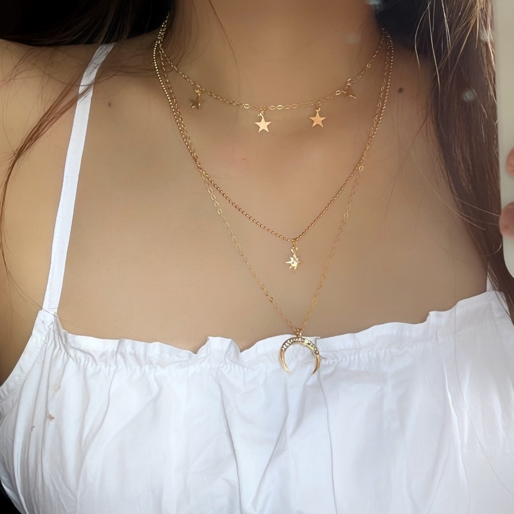 Orla Necklace / Kalung Wanita Korea / Aksesoris Wanita / Kalung Rantai / Kalung Aesthetic / Kalung Layer Pendan