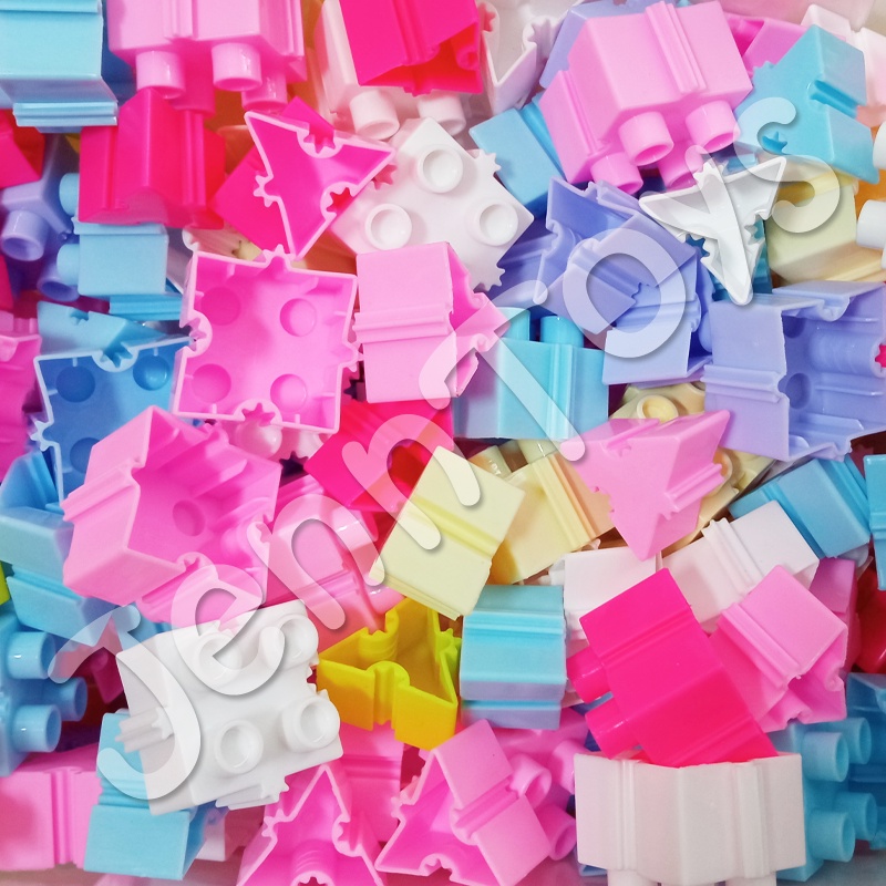 JennToys - Mainan anak mainan plastik mainan balok brick blok susun Balok plastik - BLOCKS 144pc