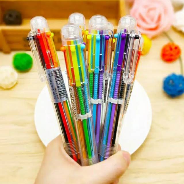 

TERMURAH Pulpen/Bolpoin 6 Warna berbeda.