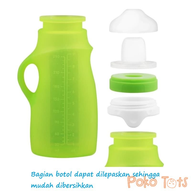 BabyQlo Squeezable Baby Food Pouches Botol Minum Bayi MPASI Baby Feeder