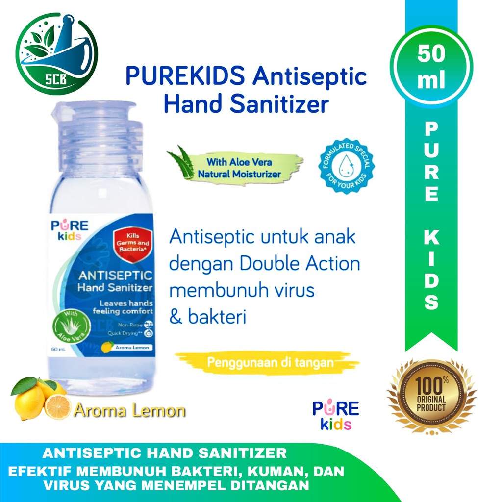 Pure Kids - Antiseptic Hand Sanitizer 50ml