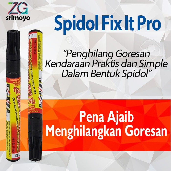 

Spidol Penghilang Goresan Cat Mobil Motor Fix It Pro - Spidol Auto Polish