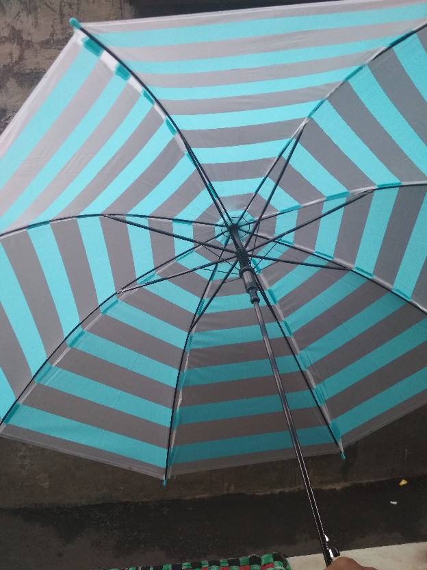 Tabasa Payung Tongkat Stripes Ilusi Simple Garis Garis