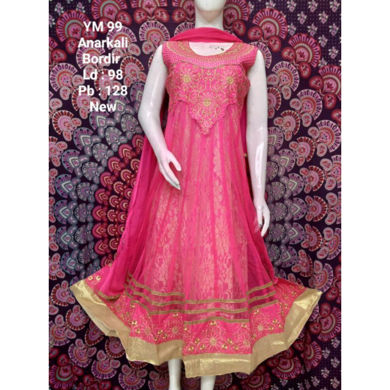 anarkali india / baju india / stelan india / baju india dewasa /