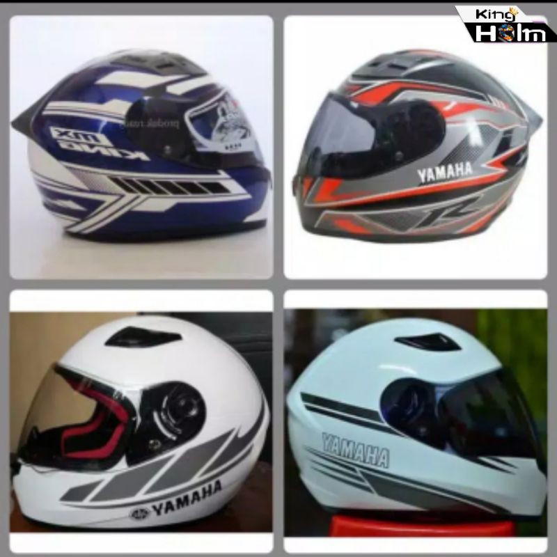 kaca helm visor yamaha vixion r15 mx king smoke Original