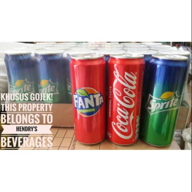 Cola Cola Kaleng / Fanta Kaleng / Sprite Kaleng 330ml | Shopee Indonesia