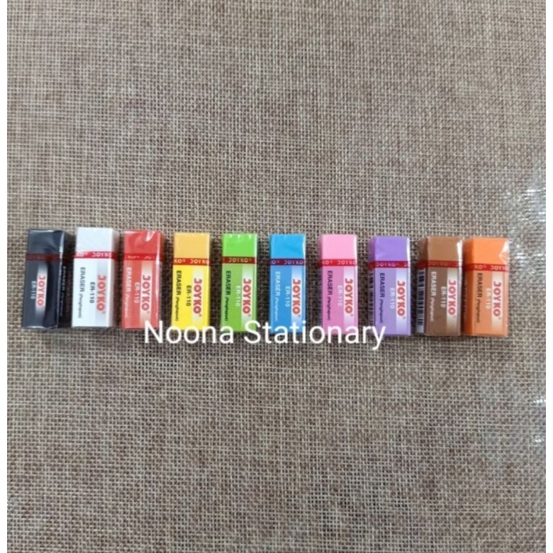 

Joyko Penghapus Kecil Putih Hitam Warna / Joyko Rubber Eraser B40