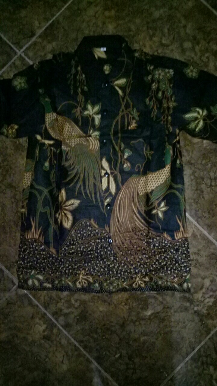 Hem Kemeja Atasan Batik 302 Batik Kemeja Anak Laki-laki