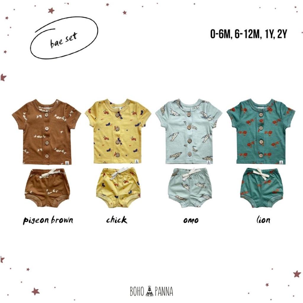 BOHOPANNA BAE SET BOY / THE OVERTEE / SETELAN ANAK
