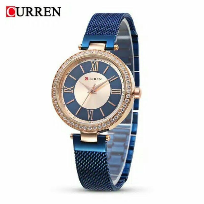 JAM TANGAN CURREN WATCH  9011 JAM TANGAN WANITA CEWEWK ORIGINAL TAHAN AIR