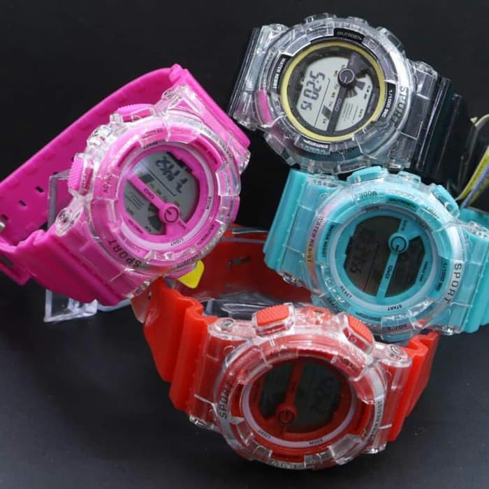 JAM TANGAN ANAK WANITA QQ MODEL BABY-G DIGITEC DIGITAL