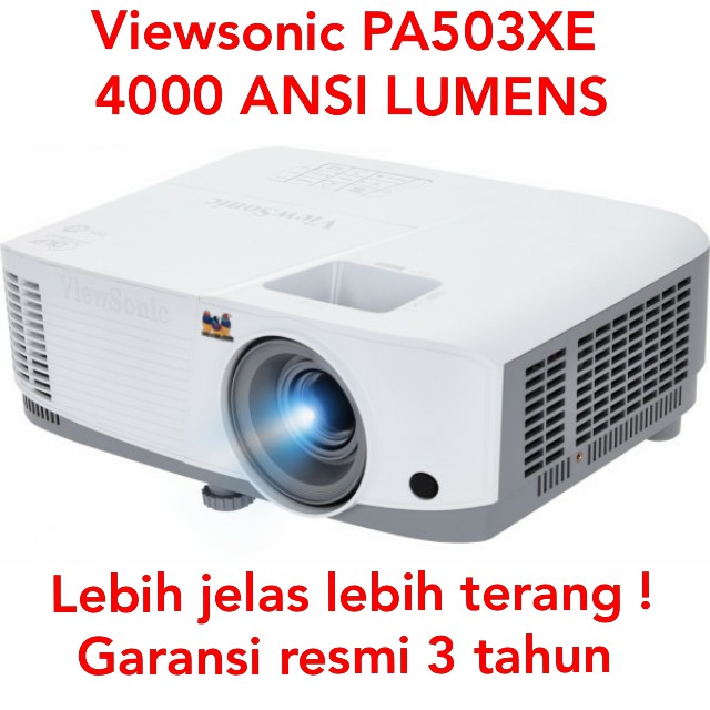 Projector ViewSonic PA503XE XGA 4000 lumens HDMI garansi resmi 3 tahun