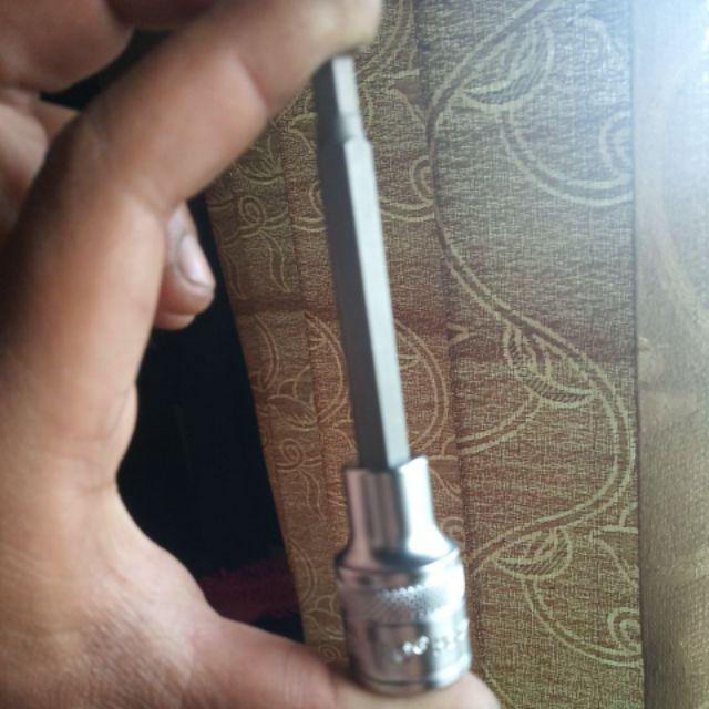 Kunci L Model Sock 1/2 Hex Bit Tekiro 4 / 5 / 6 Mm