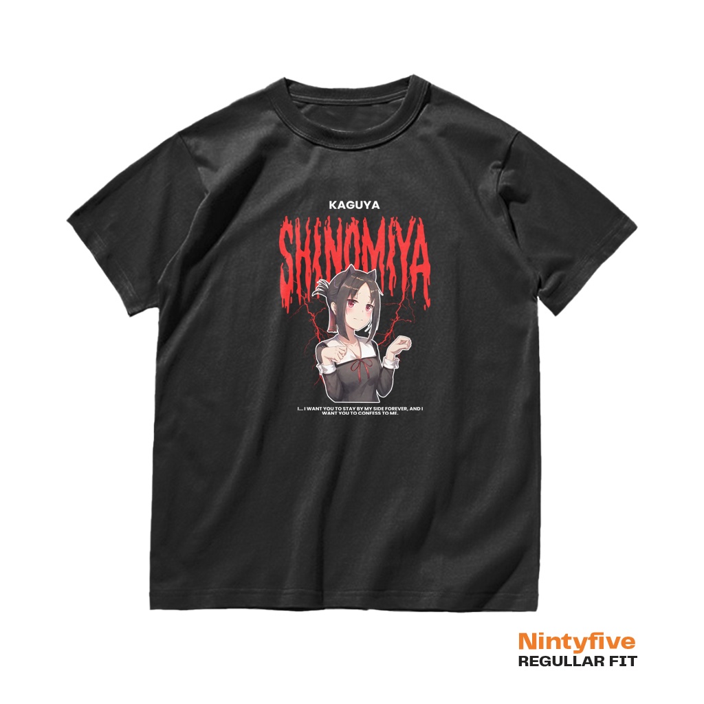 Baju Kaguya Shinomiya Anime Kaguya Sama Short Sleeve Regular Fit