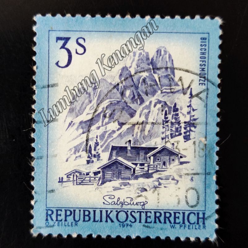 

perangko Austria 3s tahun 1974