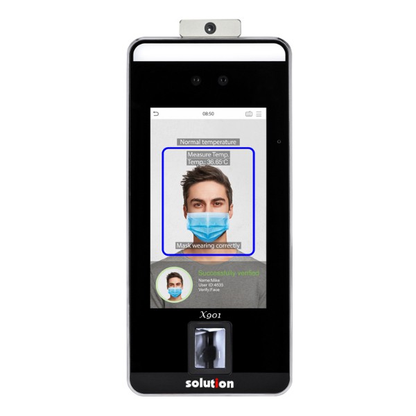 Mesin Absen Solution X901 OEM | Face Detection | Fingerprint | Akses Kontrol | Telapak Tangan