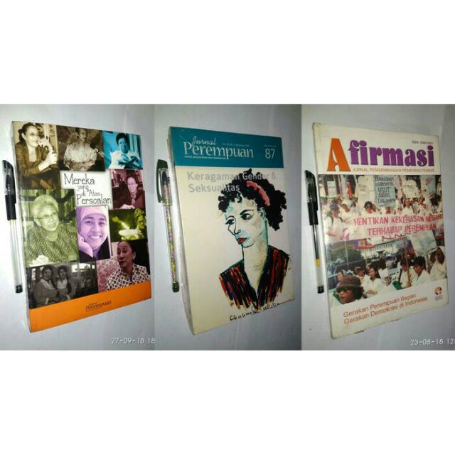 ORIGINAL - Paket 3 Jurnal: 2 Jurnal Perempuan, 1 Jurnal Afirmasi (Cek Photo dan Deskripsi)