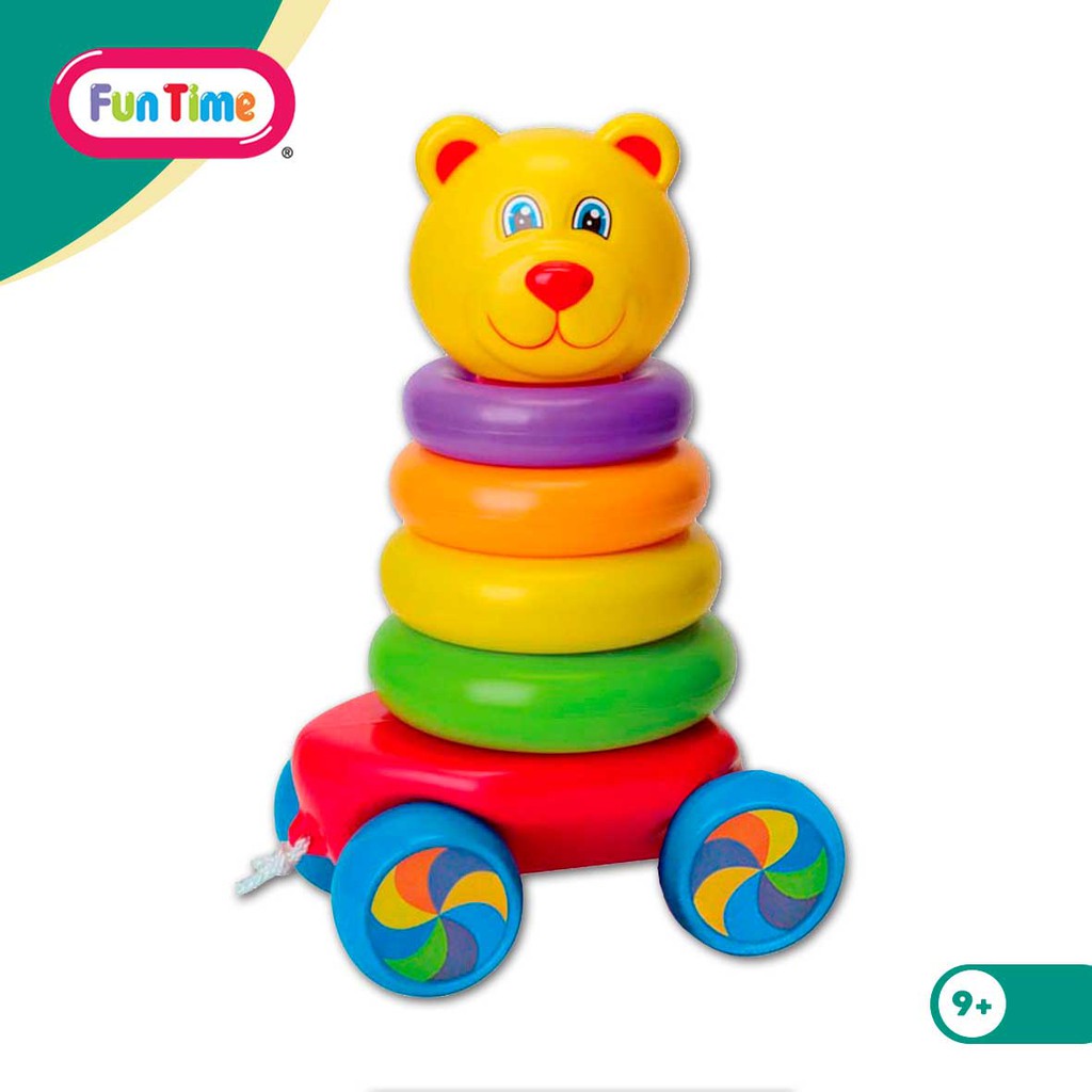 fun time teddy stacker f5005/mainan edukasi anak