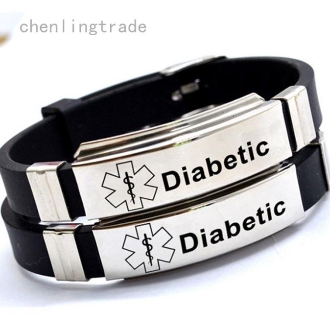 

Gelang Adjustable Bahan Stainless Steel Dan Silikon Untuk Diabetes Terlaris